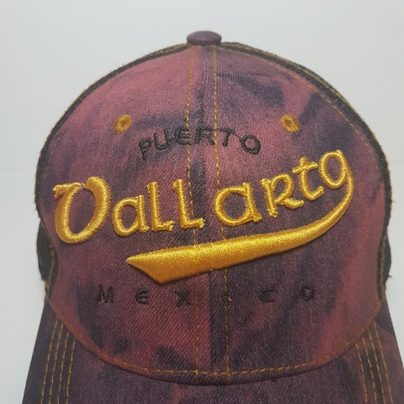 Vintage Puerto Vallarta Mexico Hat Trucker Hat Classic Cap Embroidered Unisex - Picture 5 of 12